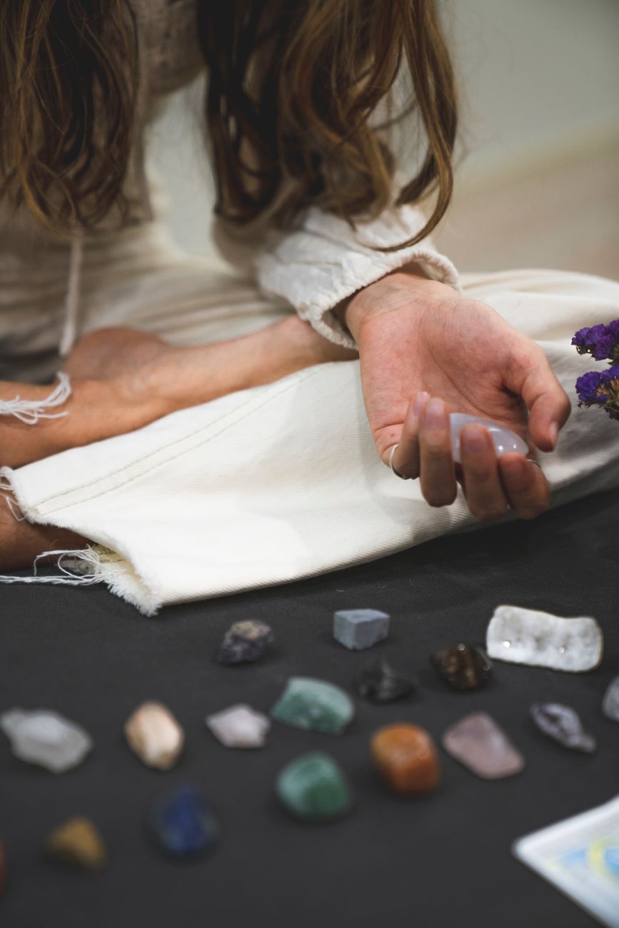 Reiki, amplified by crystals